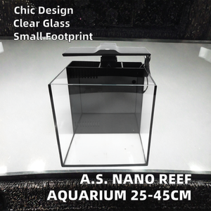 A.S. Modern Ultra-Helder Glas <span class=keywords><strong>Nano</strong></span> Riff <span class=keywords><strong>Aquarium</strong></span> 25/30/35/40/45CM Vierkant <span class=keywords><strong>Aquarium</strong></span> voor Woonkamer & Bureau - Product Image 2
