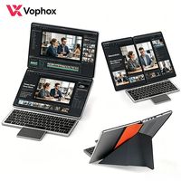 Dual Touch Screen Laptop for Content Creators 11 Inch Photo Video Editing Notebook Intel I3 Portable Designing Drawing Tablet PC