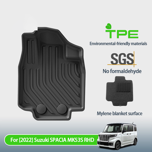 Tapis de sol de voiture TPE pour conduite à droite, sur mesure, antidérapants, imperméables, doublures automobiles spéciales pour <span class=keywords><strong>Suzuki</strong></span> Spacia <span class=keywords><strong>2022</strong></span>, transfrontalier - Product Image 2