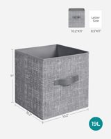 Panier de rangement pour linge personnalisé et économique, boîtes de rangement pour linge de couleur unie, sacs organisateurs avec poignées pour placard