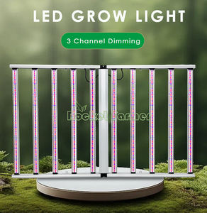 Alta PPFD tres atenuación Evo tienda <span class=keywords><strong>de</strong></span> plantas plegable invernadero Veg lámpara UV IR espectro completo 8 barras 1200W LED regulable crecer Luz - Product Image 6