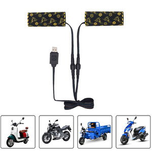 Poignées chauffantes de <span class=keywords><strong>moto</strong></span> 12V, Kit de chauffage de guidon de motoneige ATV pour volant chauffant de motoneige - Product Image 5