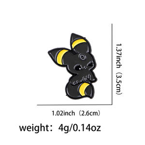 Meilleur populaire <span class=keywords><strong>Pokemon</strong></span> métal artisanat dessin animé galvanoplastie broche Badge étudiant sac à dos broche mignon pendentif broche émail broche - Product Image 6