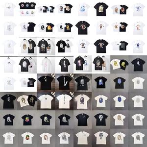 Camiseta deportiva para hombre, venta al por mayor transfronteriza, con estampado gráfico de letras, de manga corta, unisex, holgada, informal, estilo urbano, oversize <span class=keywords><strong>BA</strong></span> - Product Image 6