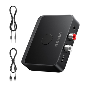 Receptor <span class=keywords><strong>Bluetooth</strong></span> 6.0 UGREEN con <span class=keywords><strong>LDAC</strong></span>, Adaptador de Audio Inalámbrico de Alta Resolución con Baja Latencia, para Sistemas de Sonido Antiguos/Altavoces/Altavoces con Cable - Product Image 1