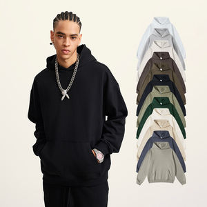 Envío de la gota con 1 pieza Unisex Heavyweight Poly Cotton Hoodies a granel para DTG Personalización Pullover Hoodies - Product Image 1