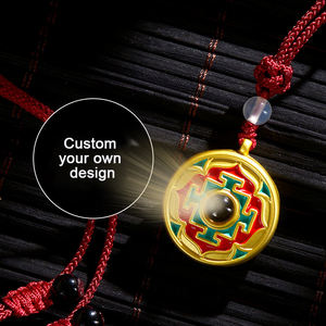 สร้อยคอมนต์เสน่ห์นำโชคดีไซน์ใหม่ปรับแต่งได้ตามต้องการ - Product Image 6