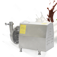 Pompa Transfer Cairan Stainless Steel Food Grade, Pompa Sentrifugal Sanitasi untuk Jus, Minuman, dan Susu