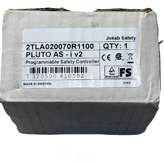 Safety PLC 24V DC 12 I/O 4 Failsafe Inputs 4 Failsafe Outputs AS-i Bus - Pluto AS-i V2 2TLA020070R1100