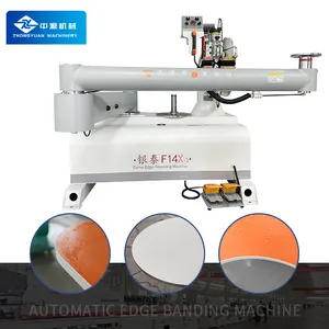 Automatic Wood Edge Banding Machine with Corner Trimming Edge Bander Machinery for Woodworking Kitchen