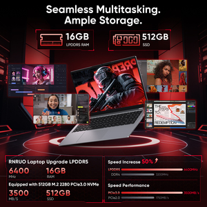 Ordinateur <span class=keywords><strong>portable</strong></span> OEM 15,6 pouces Intel Core 3 304, Wildcat Lake, LPDDR5 16 Go, SSD 512 Go, ordinateur <span class=keywords><strong>portable</strong></span> pour le travail et les jeux - Product Image 3