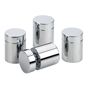 抛光铬19x19mm毫米铝制标志支架<span class=keywords><strong>CA</strong></span>-1919-CP广告设备，带偏移固定 - Product Image 1