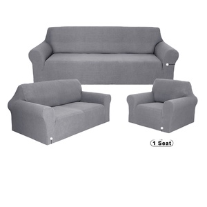Housse de canapé sectionnel moderne en spandex prête à l'emploi, universelle, extensible et lavable, pour <span class=keywords><strong>2</strong></span>, 3 ou 4 places, ensemble de 3 pièces élastiques - Product Image 1