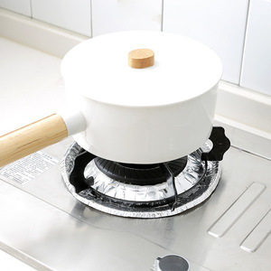 Gas <b>Stove</b> Oil Proof Mat Thickened Aluminum Foil High Temperature Resistant Waterproof Cover Easy To Clean Round Square 10 - Product Image 1