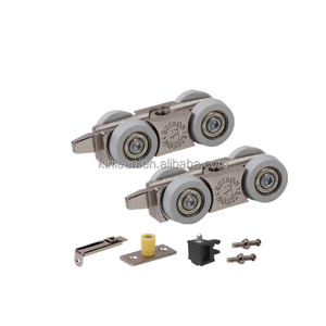 Quincaillerie <span class=keywords><strong>pour</strong></span> portes coulissantes en aluminium, design moderne, avec roulettes en plastique, <span class=keywords><strong>pour</strong></span> l'extérieur, <span class=keywords><strong>pour</strong></span> les systèmes de portes mobiles d'appartement - Product Image 5