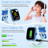 Reloj Inteligente con Pantalla Grande para Niños; Multifuncional, Monitor de Frecuencia Cardíaca y Presión Arterial, IP68