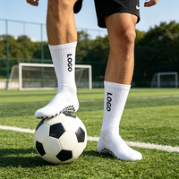 Chaussettes de football personnalisées pour hommes, antidérapantes, chaussettes de sport, chaussettes de football mi-tube personnalisées, haute qualité, respirantes et écologiques