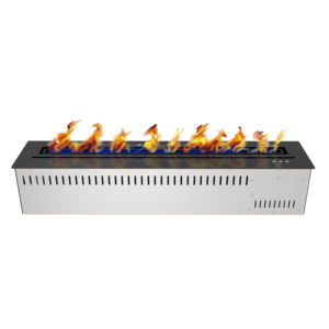 Nouvelle Arrivée Cheminée à Bioéthanol au Design Moderne avec Contrôle Intelligent WiFi et Télécommande, Homologuée CE EN, Cheminée Intérieure à Encastrer - Product Image 1