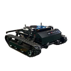 Endüstriyel sap biçme makinesi benzinli motor kendinden tahrikli küçük Robot çim kesici kesme genişliği 500mm 800mm 1000mm uzaktan kumanda - Product Image 3