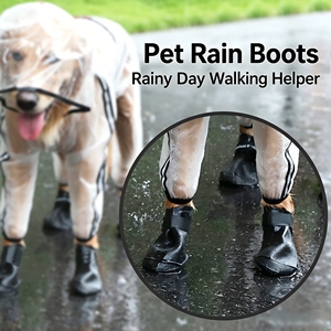 Shoe Covers That Are Waterproof Non-slip and Wear-resistant Pet Silicone <b>Foot</b> Covers That Can Be <b>Washed</b> - Product Image 1