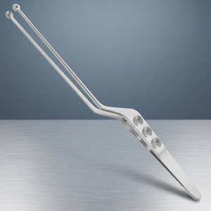 Yasargil Tumor Grasping Forceps Stainless Steel Bayonet 22cm Neurosurgical <b>Instrument</b> 3.5mm Cup Jaws Reusable Manual - Product Image 2