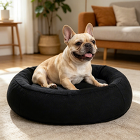 Coussin pour chien Yangyangpet GRS en velours côtelé, ovale, lavable, indestructible, amovible et résistant aux morsures