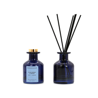 Ensemble de diffuseur d'arôme personnalisé pour roseau avec parfum unique et design de bouteille pour hôtel ou chambre à coucher