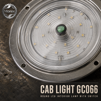 Pour Tonly TL875H TL875B TL885 TL889, éclairage de cabine de camion benne, lampe de toit intérieure LED ronde GC066, pièces détachées automobiles, vente en gros Chine