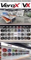 Rines Forjados Personalizables Negros VeroX de Alta Calidad de 1 Pieza 18-24 5x114.3/120/112 para Autos de Carreras HR-E Rays APEX Volk TE37