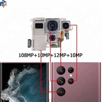 Kit complet de caméra arrière Zph en gros pour Samsung Galaxy S10 S20 S21 S22 S23 S24 S25 Ultra Note 10 Note 20 Plus – Pièces de rechange