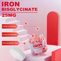 Gummies véganes de bisglycinate de fer avec vitamine C et folate de B12 – Complément énergétique pour femmes et hommes souffrant de carences en fer