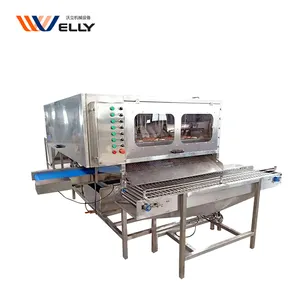 Food Industry Duck Egg Peeling Equipment Separating Cracking Peeler Boiled Egg Shell Breaking Machine Price