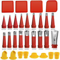 Kit de finition de calfeutrage DIY OEM 3 pièces avec embouts d'extension pour joint d'étanchéité, origine Chine, sans garantie