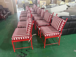 Fauteuil moderne en acier inoxydable de qualité <span class=keywords><strong>marine</strong></span>, résistant à la rouille, empilable, pour jardin extérieur, avec coussins amovibles imperméables, <span class=keywords><strong>blanc</strong></span> - Product Image 6