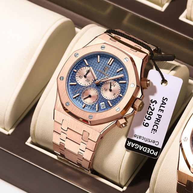 926 Luxury Men's Multifunctional Quartz Watches New Generation Fashionable Dial for Foreign Trade Generation Hair