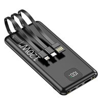 Batterie externe à charge ultra-rapide 22,5 W avec câble intégré 20 000 mAh, portable et haute capacité