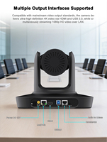 Caméras de Conférence 4K en Gros pour Fabricants, Système de Vidéoconférence 10x avec Caméra PTZ, Suivi IA, USB 3.0, pour Églises et Diffusion en Direct