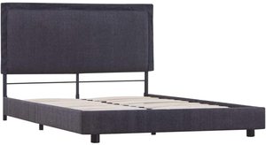 Wholesale <strong>Cheap</strong> Customized Modern Platform <strong>Bedframe</strong> With Wooden Slats, Queen Size - Product Image 2