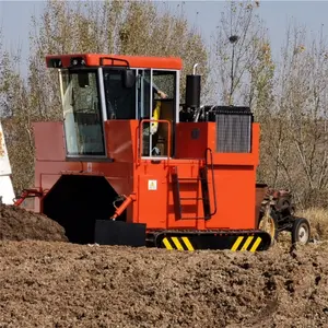 קומפוסט מסחרי טרנר זבל תסיסה מכונת קומפוסט אורגני קומפוסט גרגירי דשן מכונות לייצור