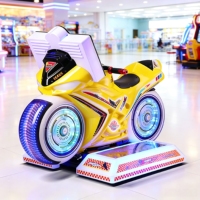 Simulateur de course de moto LED interactif à monnayeur pour usage en salle de jeux intérieure