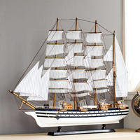 Kit de Modélisme Bateau à Voile en Bois Sculpté, 100 cm, Personnages de Films et de Télévision, Écologique, Décoration de Bureau à Domicile, Cérémonie de Remise des Diplômes