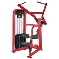 Peralatan Kebugaran Dalam Ruangan Profesional Komersial dengan Beban Pin, Mesin Lat Pull Down untuk Latihan Dada dan Punggung