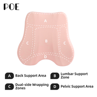 Coussin de siège ergonomique de haute qualité en mousse à mémoire de forme à particules, technique de couture avancée, pour le soutien lombaire et le soulagement de la douleur au dos, idéal pour le bureau
