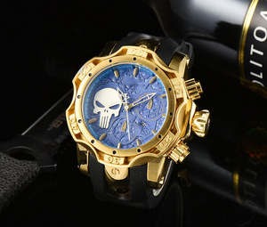 Reloj INVI para Hombre, Estilo Europeo, Americano y Africano, de Cuarzo Ecológico con Correa de Goma Grande, Modelo Venom, Éxito de Ventas Transfronterizo - Product Image 2