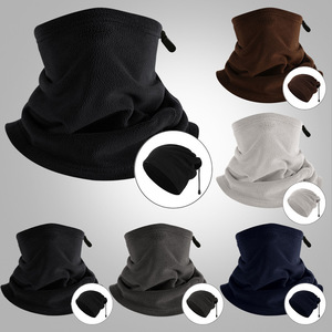 Winter Cycling Neck Warmer Fleece Face Mask Ski Outdoor Magic Scarf Hood One Size Multi Color - Product Image 1