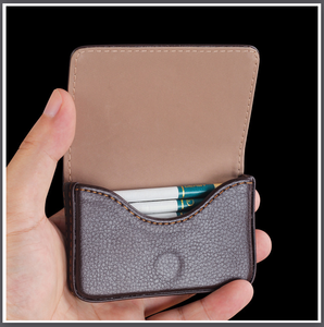 Étui à cigares en cuir PU avec aimants, porte-cartes de visite, design 7 ou 8 compartiments, étui et conteneur de rangement pour cigarettes en gros - Product Image 4