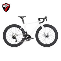 Vélo de route T10pro 2e génération en carbone intégral avec freins hydrauliques, transmission électronique sans fil et groupe WheelTop TX 24S – Vente en gros