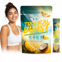 Poudre d'électrolytes OEM AegleWell Tropical Burst sans alcool, supplément d'hydratation en poudre avec vitamines