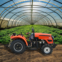 Tracteur agricole 4x4 performant de 70 CV, diesel, compatible avec remorque, rotoculteur et semoir