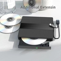 USB 3.0 USB C externe CD/DVD RW lecteur de lecture lecteur DVD Portable lecteurs optiques pour ordinateur portable Windows 11 10 Linux OS Mac